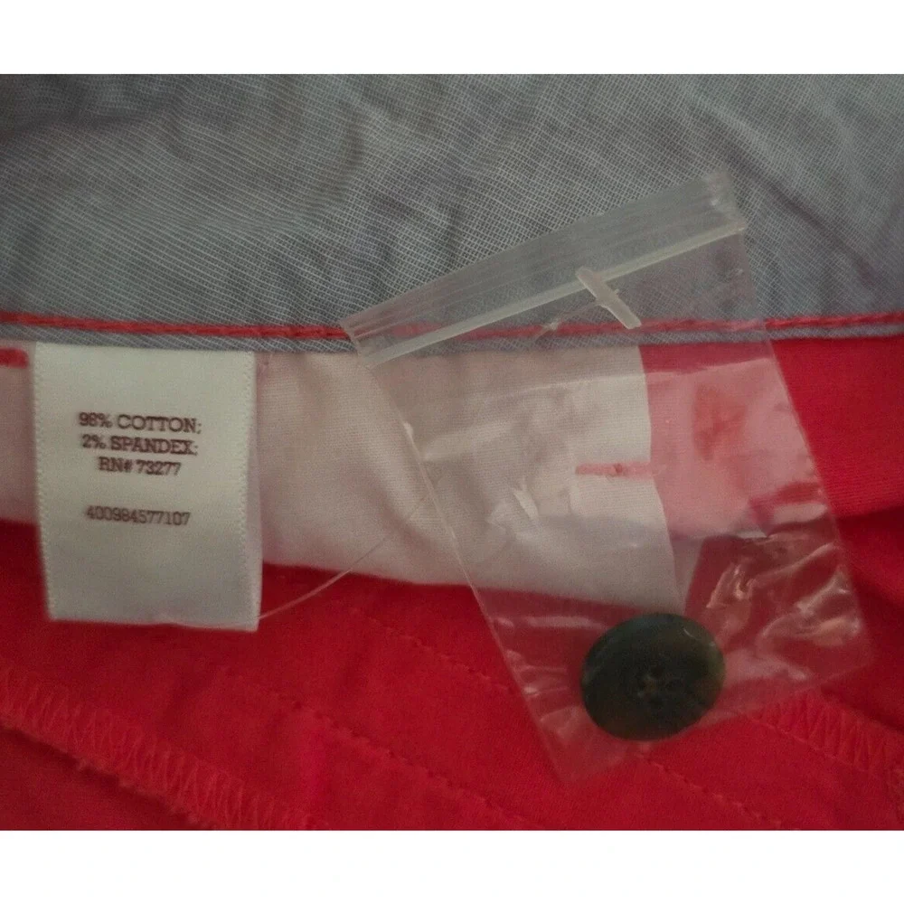 So Jean Shorts Juniors 17 Dark Pink Chino Style Cuffed NWT